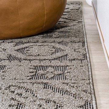 Citta High-low Pile Mediterranean Tile Area Rug